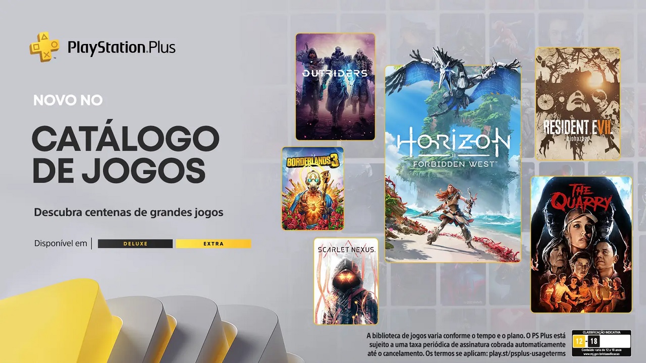 Horizon Forbidden West (PS4/PS5) chegará ao PlayStation Plus Extra/Deluxe  em fevereiro; veja a lista completa - GameBlast